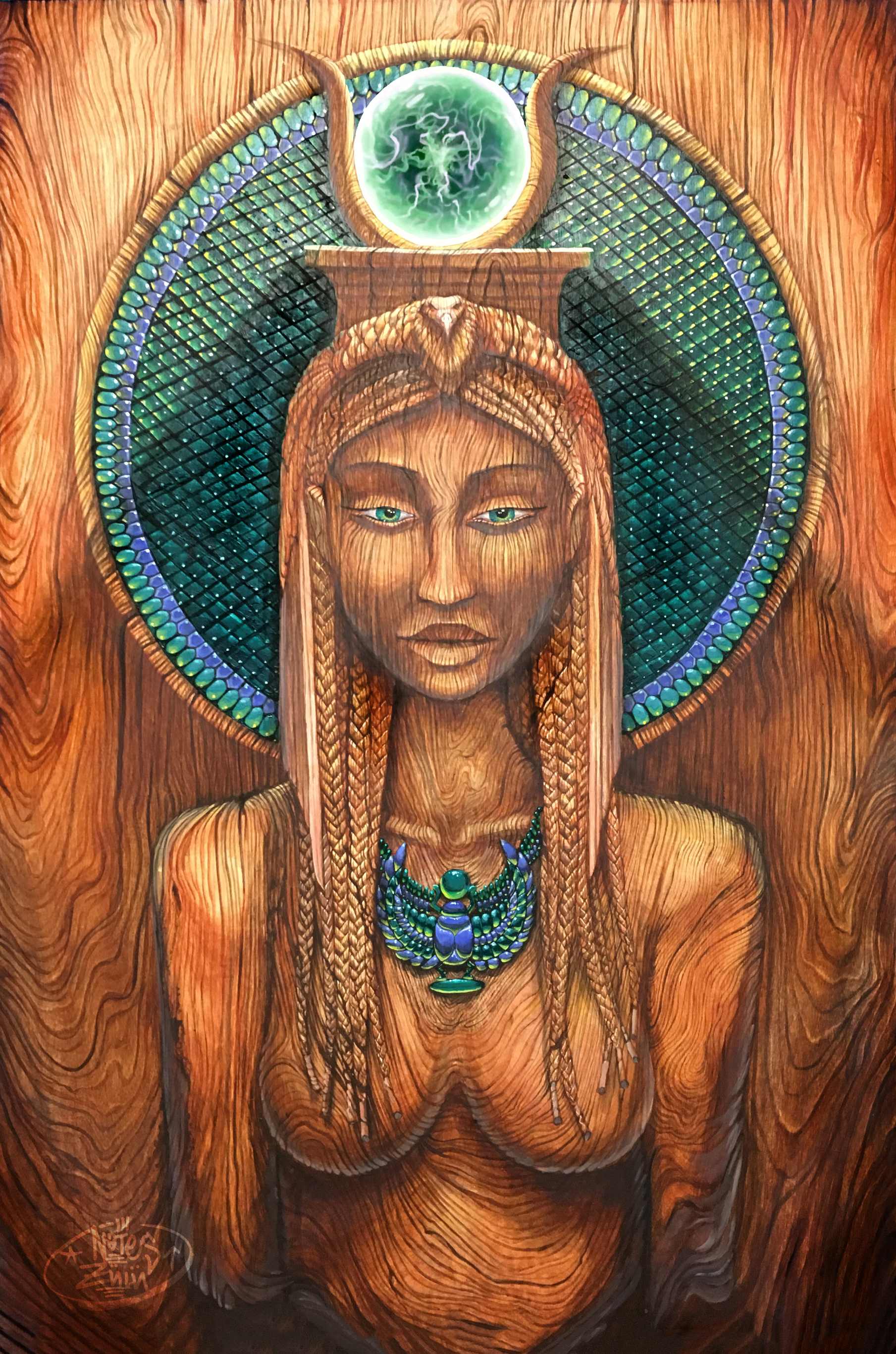 Queen Nef — artwork by Derek Notes Leitch