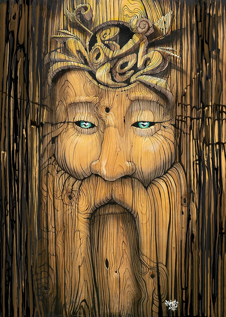 Wise Man 2 — artwork by Derek Notes Leitch