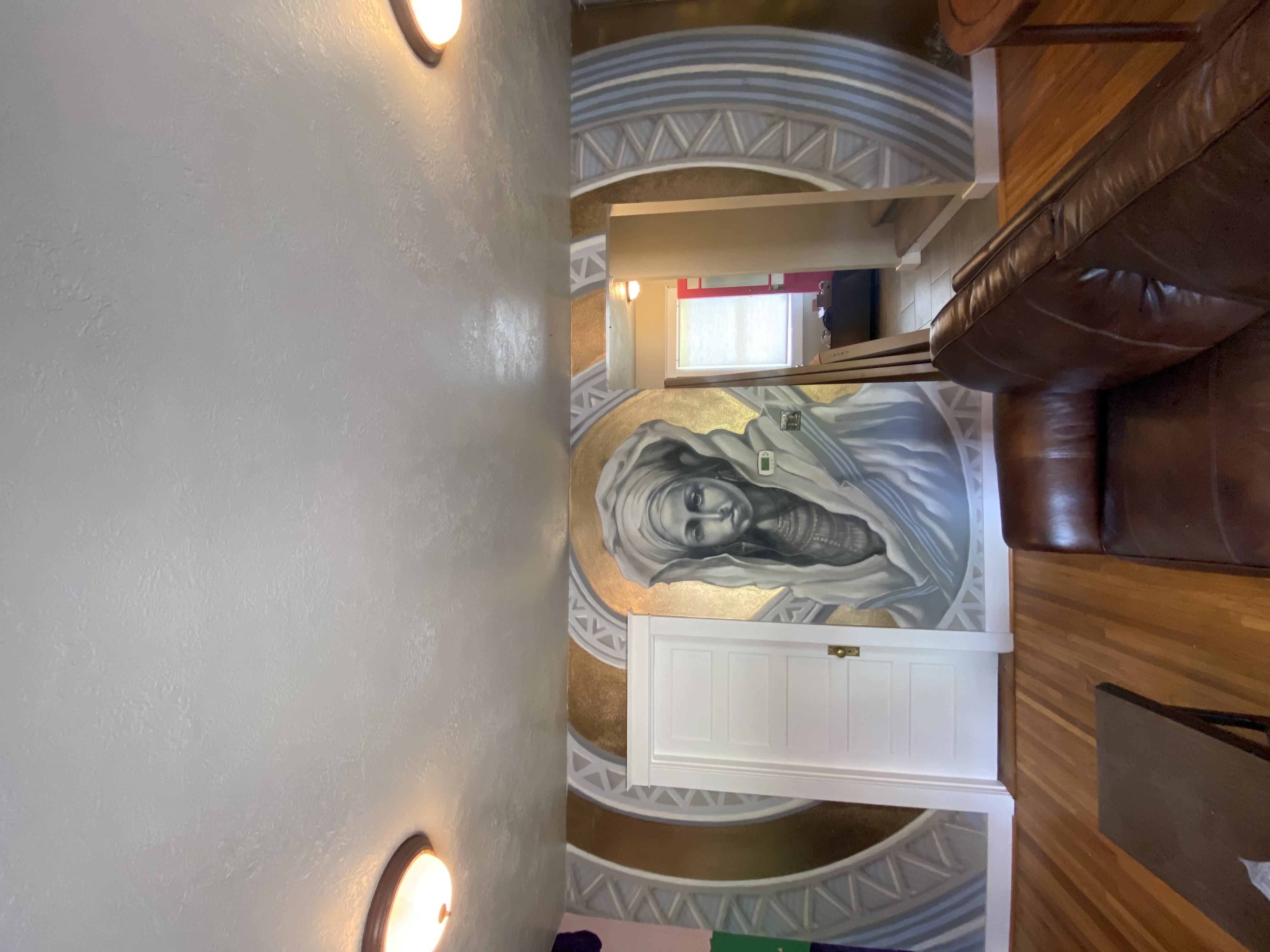 The Veiled Icon — mural by Derek Notes Leitch